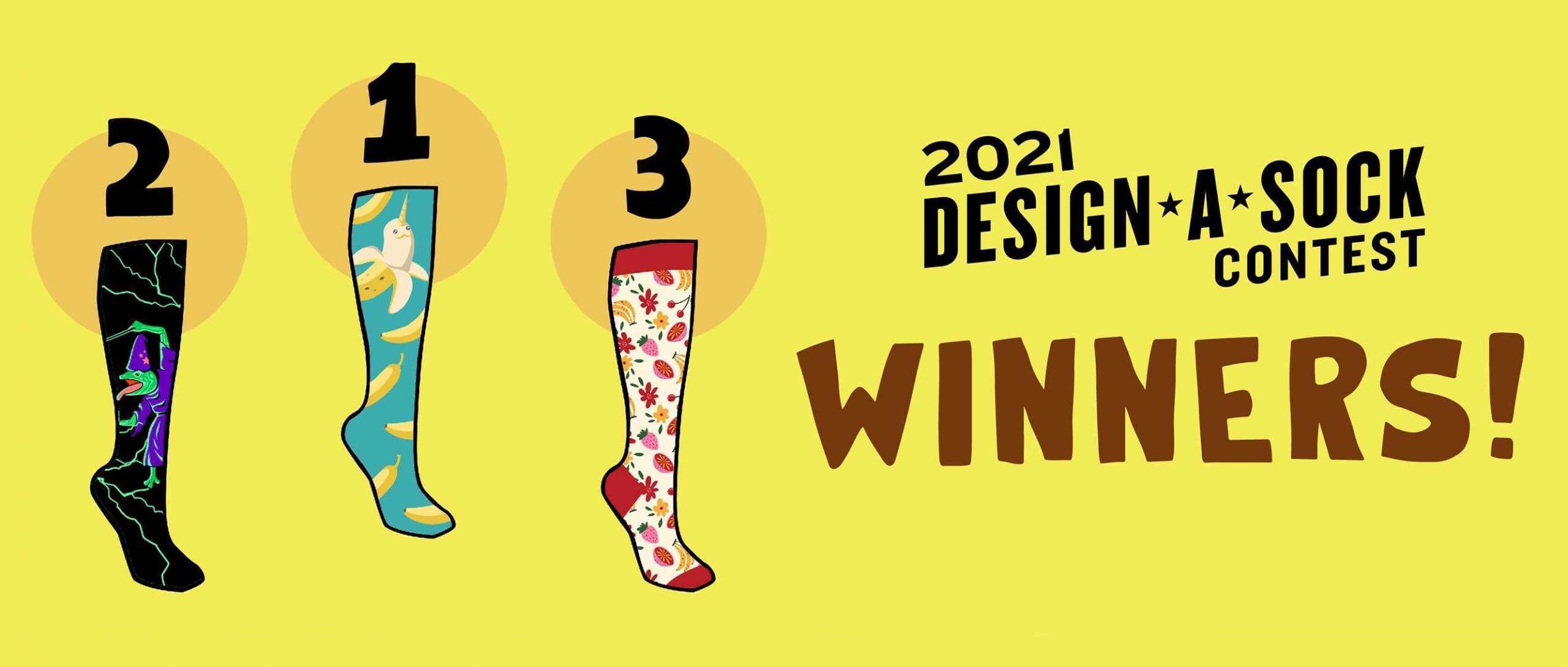 The 2021 Design-a-Sock Contest Winners!