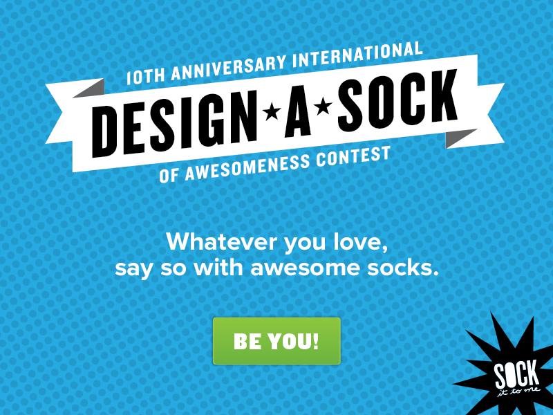 International Design-A-Sock Contest Accepting Entries NOW!