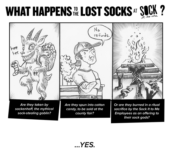 What happens to missing socks?