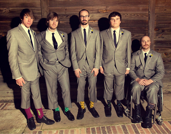 Spruce Up Your Wedding With Funky Socks!