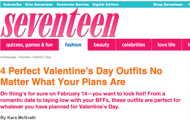 Seventeen.com: February 2014