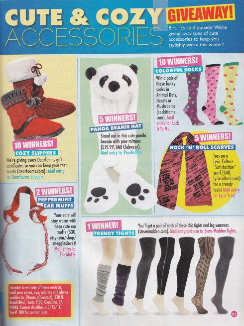 Tiger Beat Magazine March 2011