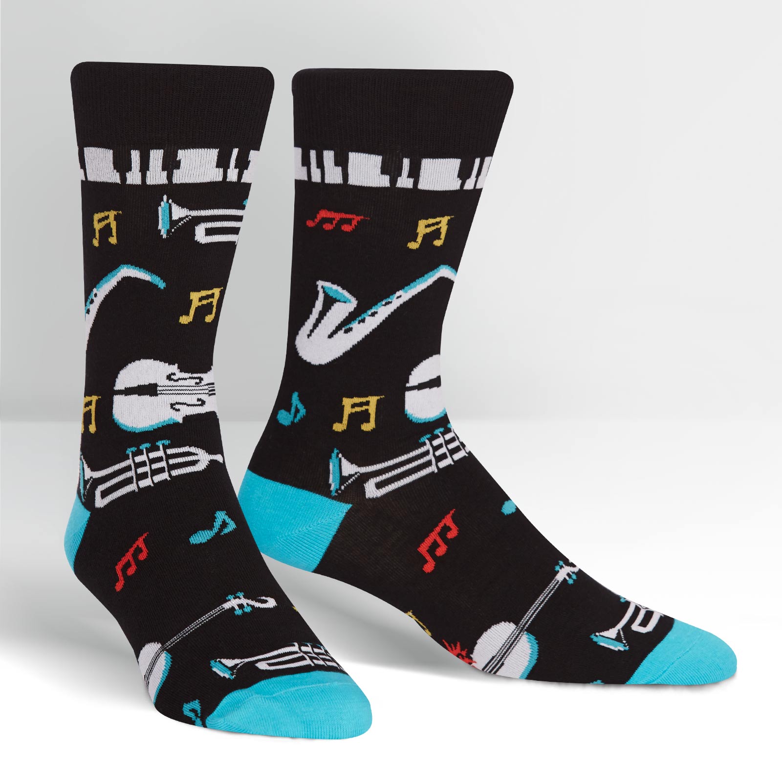 All That Jazz Men's Crew Socks