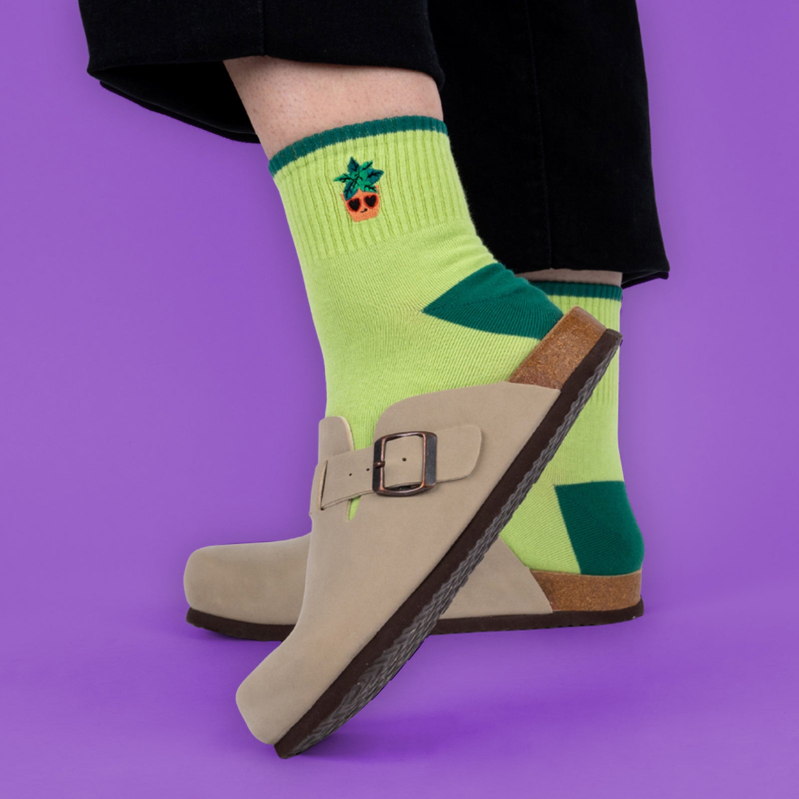 Plant Lover Quarter Socks