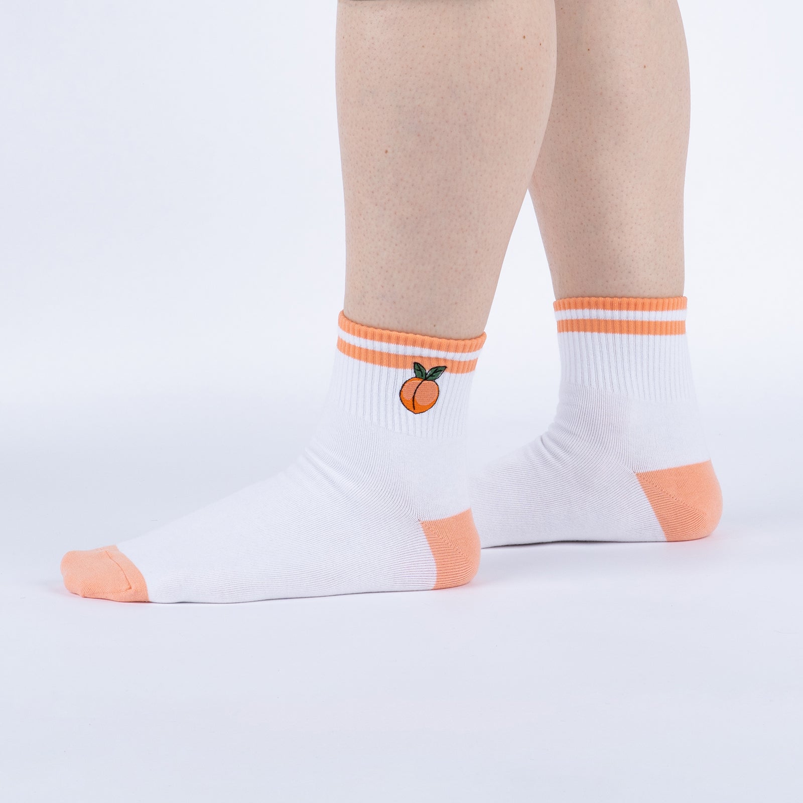 Where My Peaches At? Quarter Socks