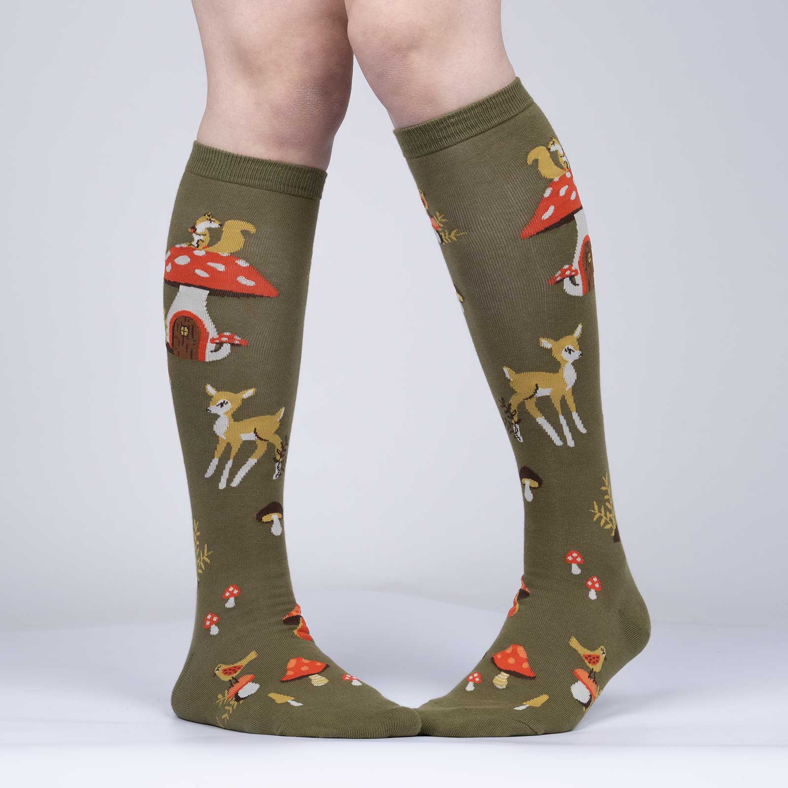 Shroom and Board Knee High Socks