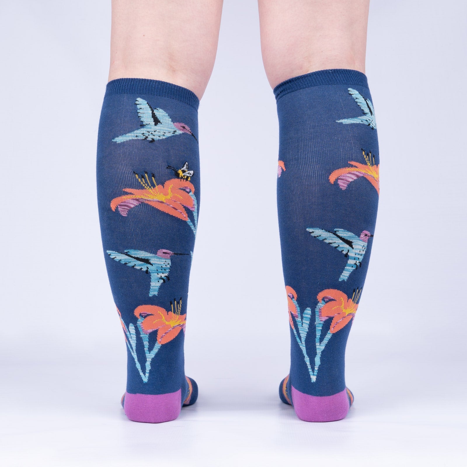 Hmmmmmingbird Knee High Socks