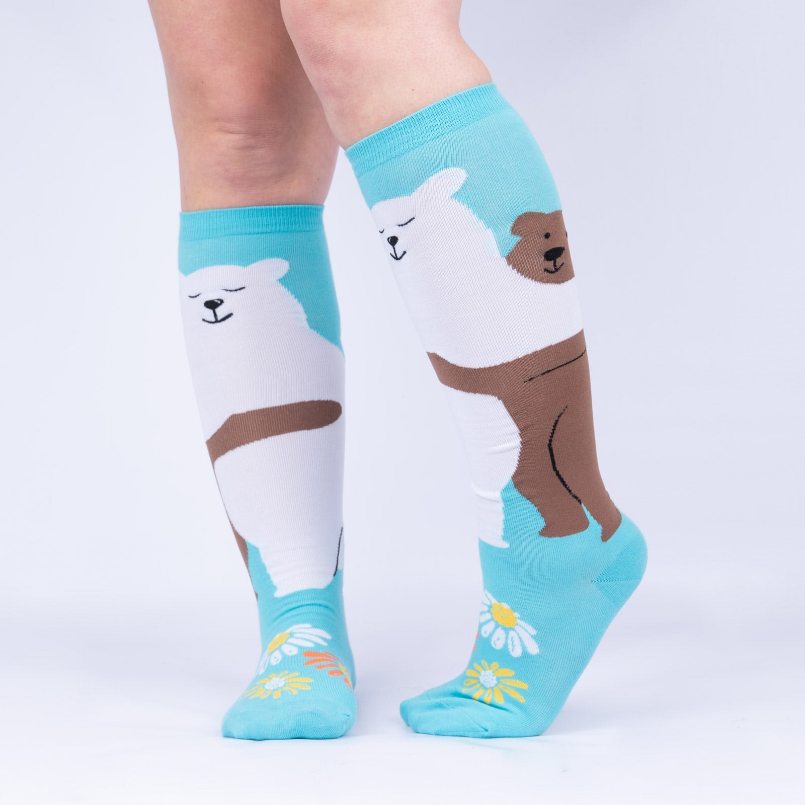 Beary Best Friends Knee High Socks