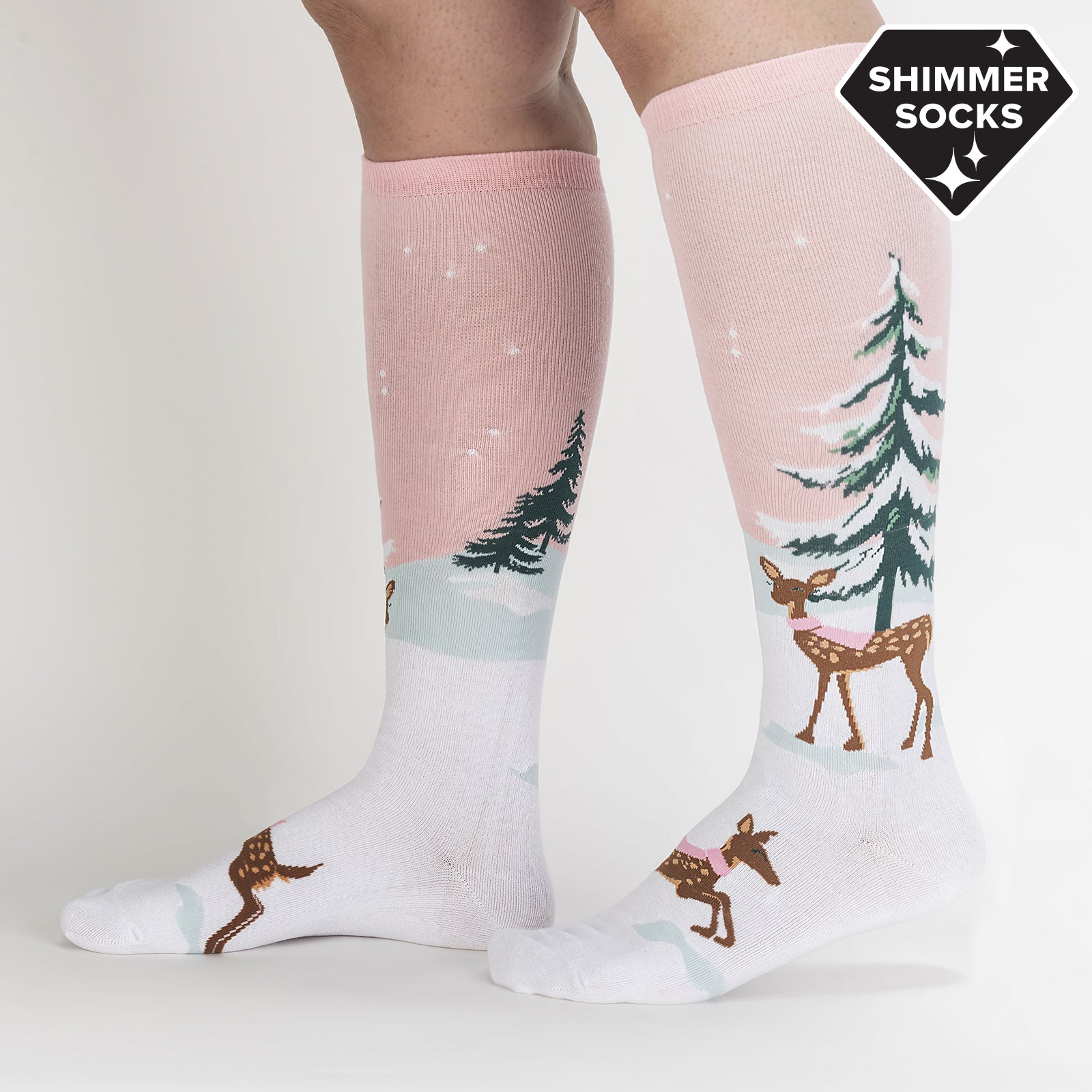 Doe-nt Forget Your Scarf Knee High Socks