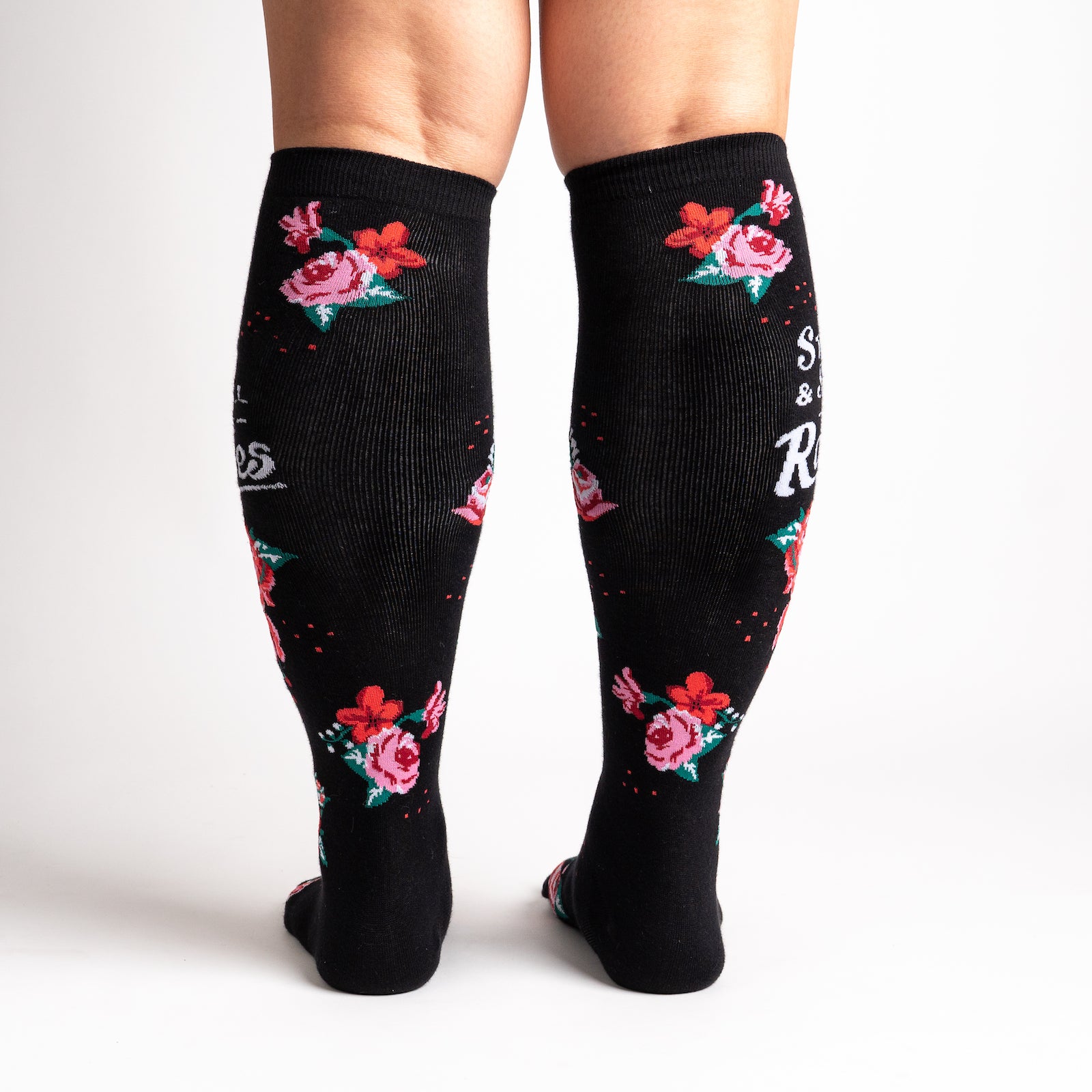 Stop & Smell the Roses Knee High Socks