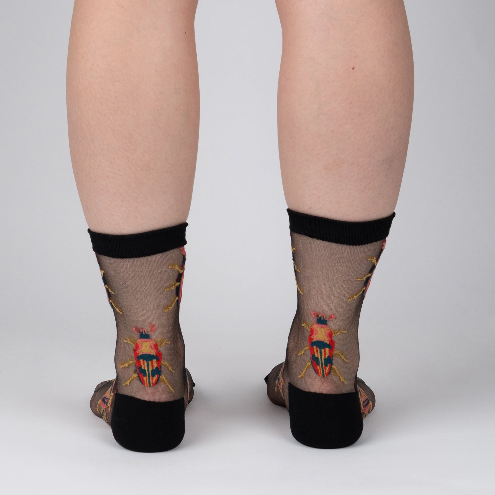 The Beetles Sheer Crew Socks