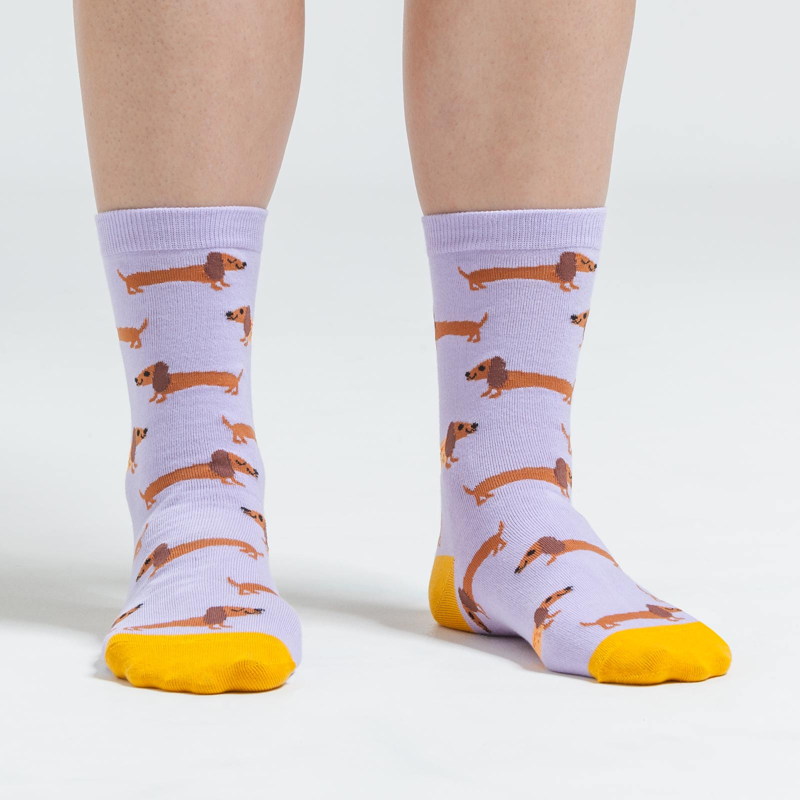 Hot Dogs Crew Socks