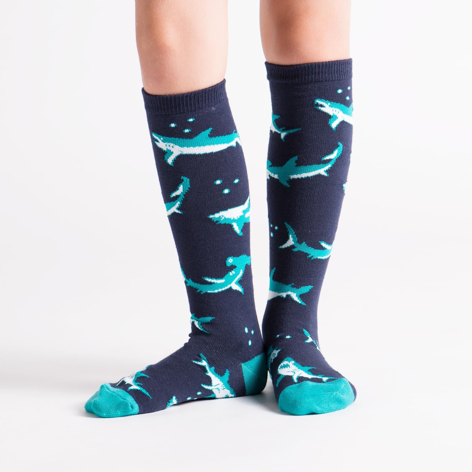 Shark Attack Junior Knee Socks