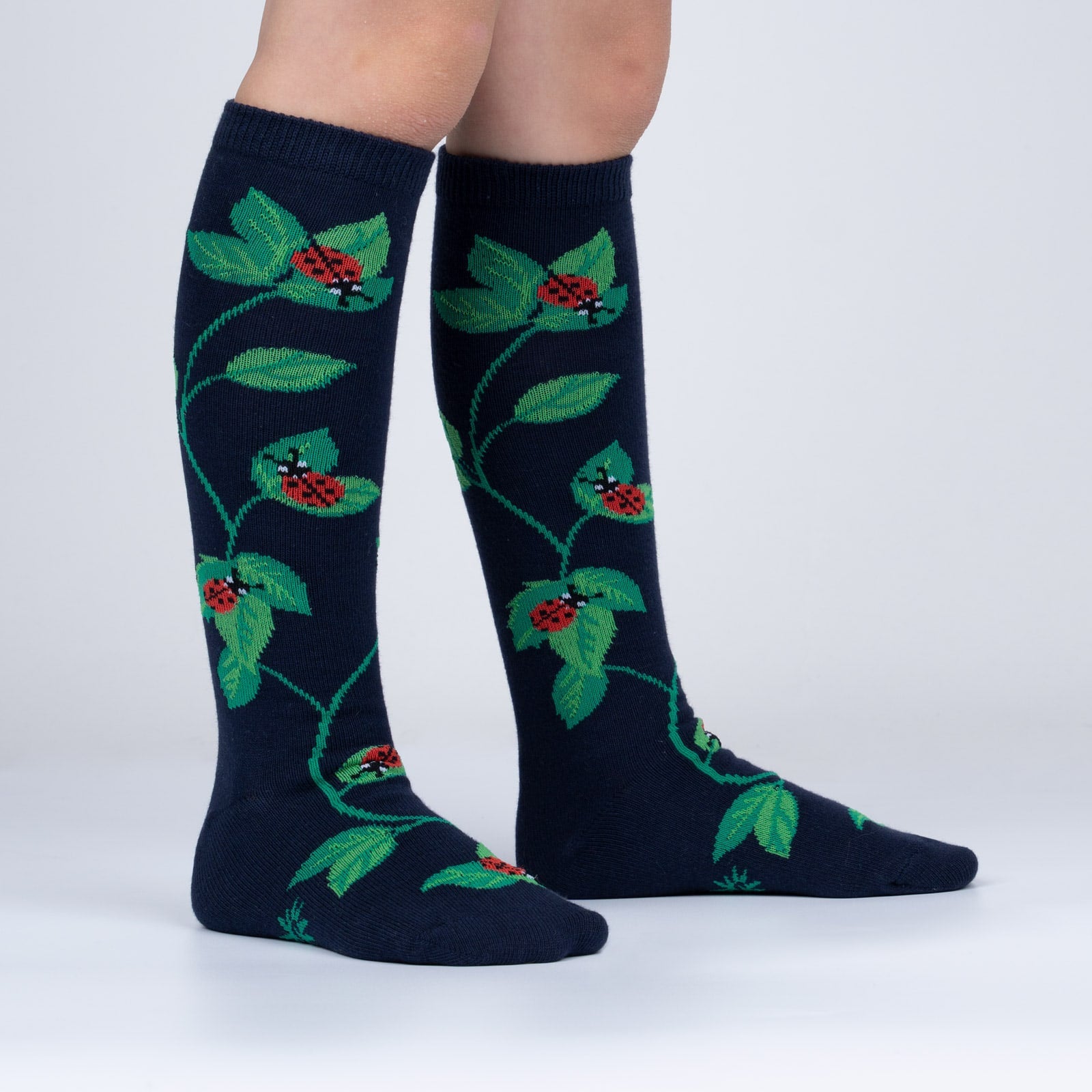 Luck be a Lady Bug Junior Knee Socks