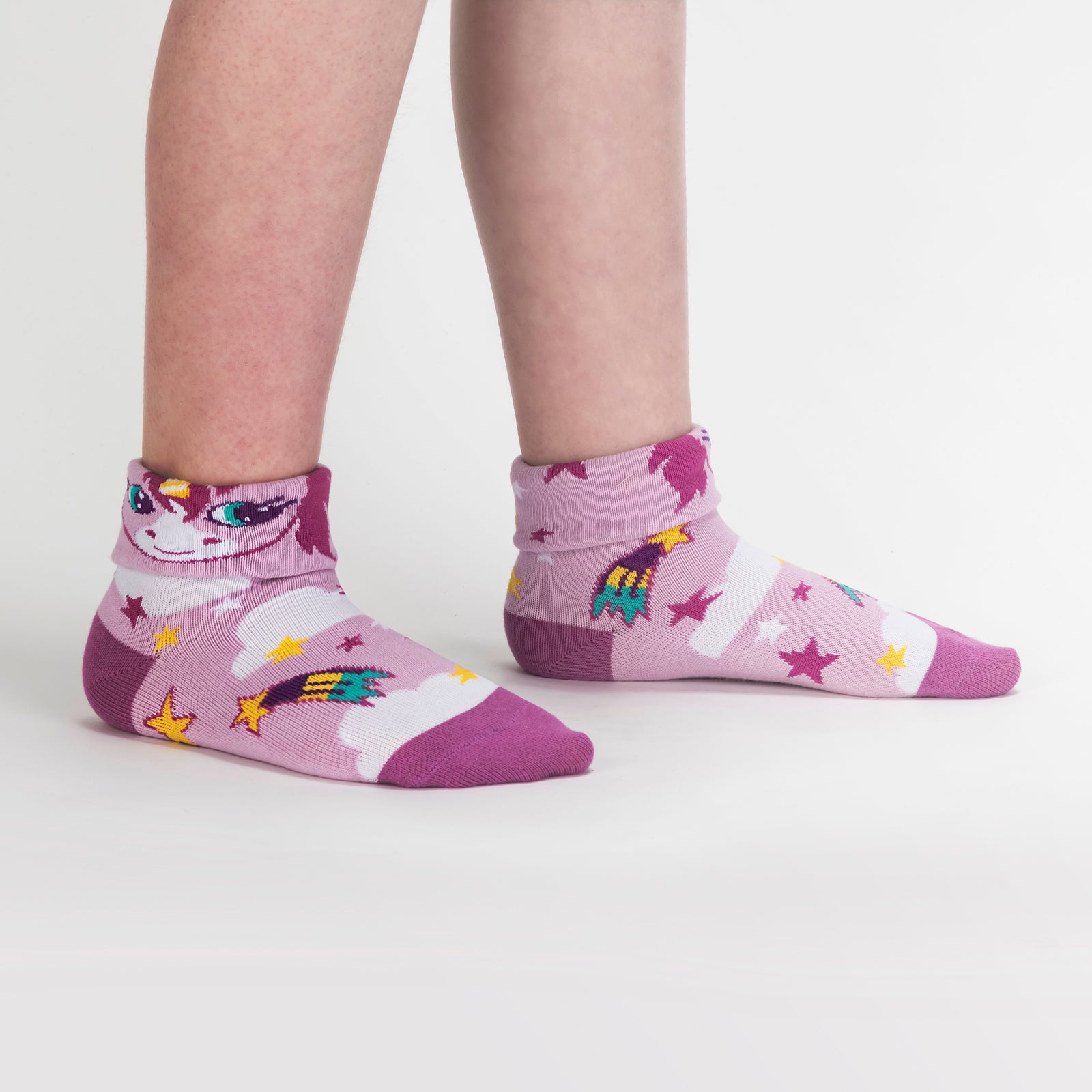 99% Unicorn Junior Turn Cuff Socks