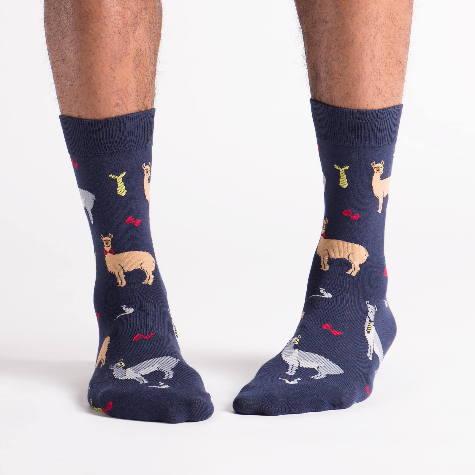 Llama Drama Men's Crew Socks