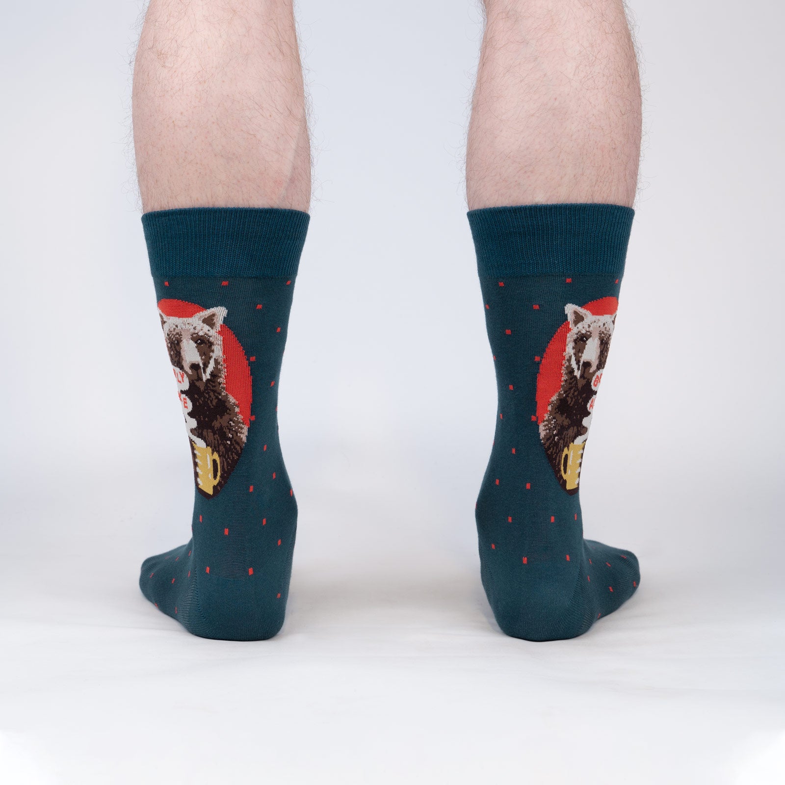 Bearly Awake Men's Crew Socks