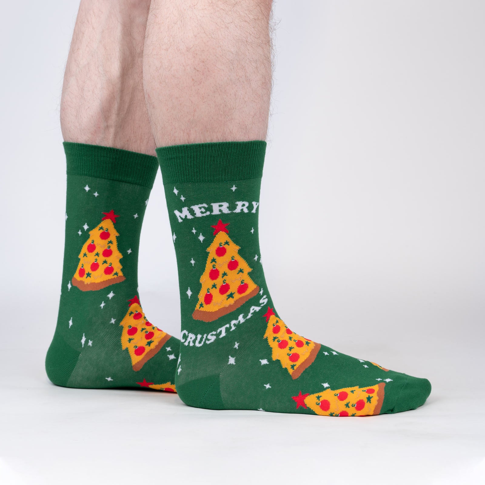 Merry Crustmas Men's Crew Socks