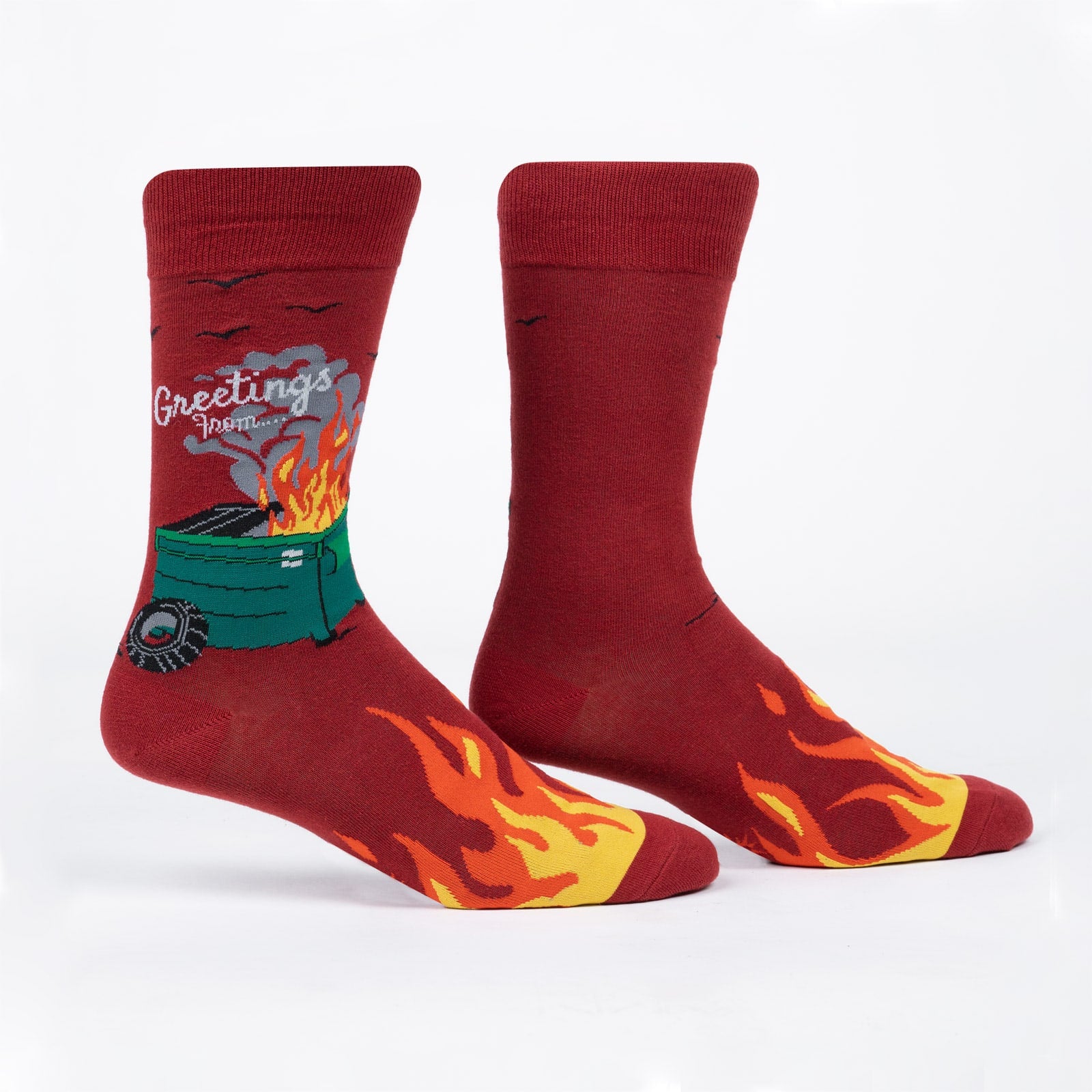 Dumpster Fire Crew Socks