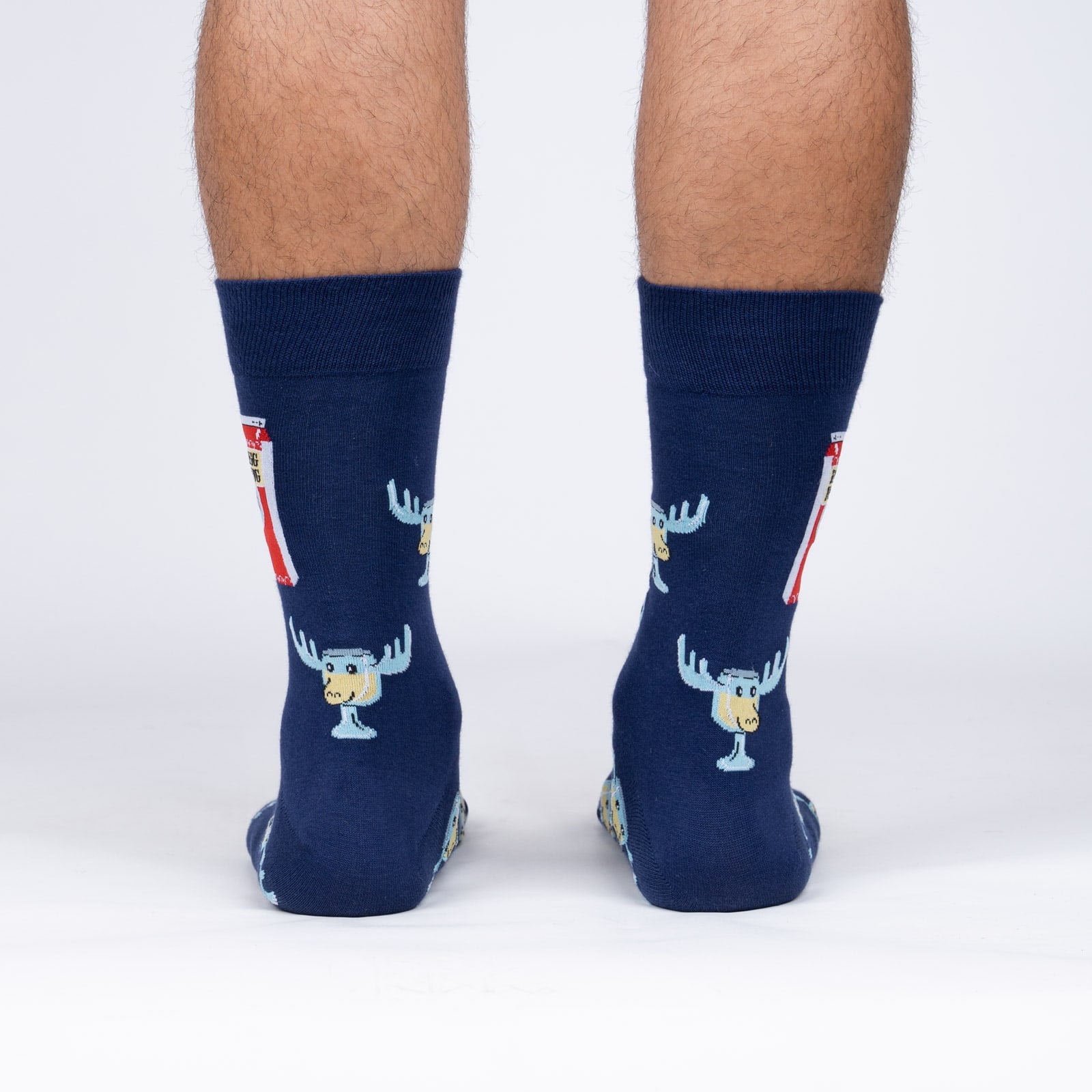 Hey, Kids! Look! A Moose! Crew Socks