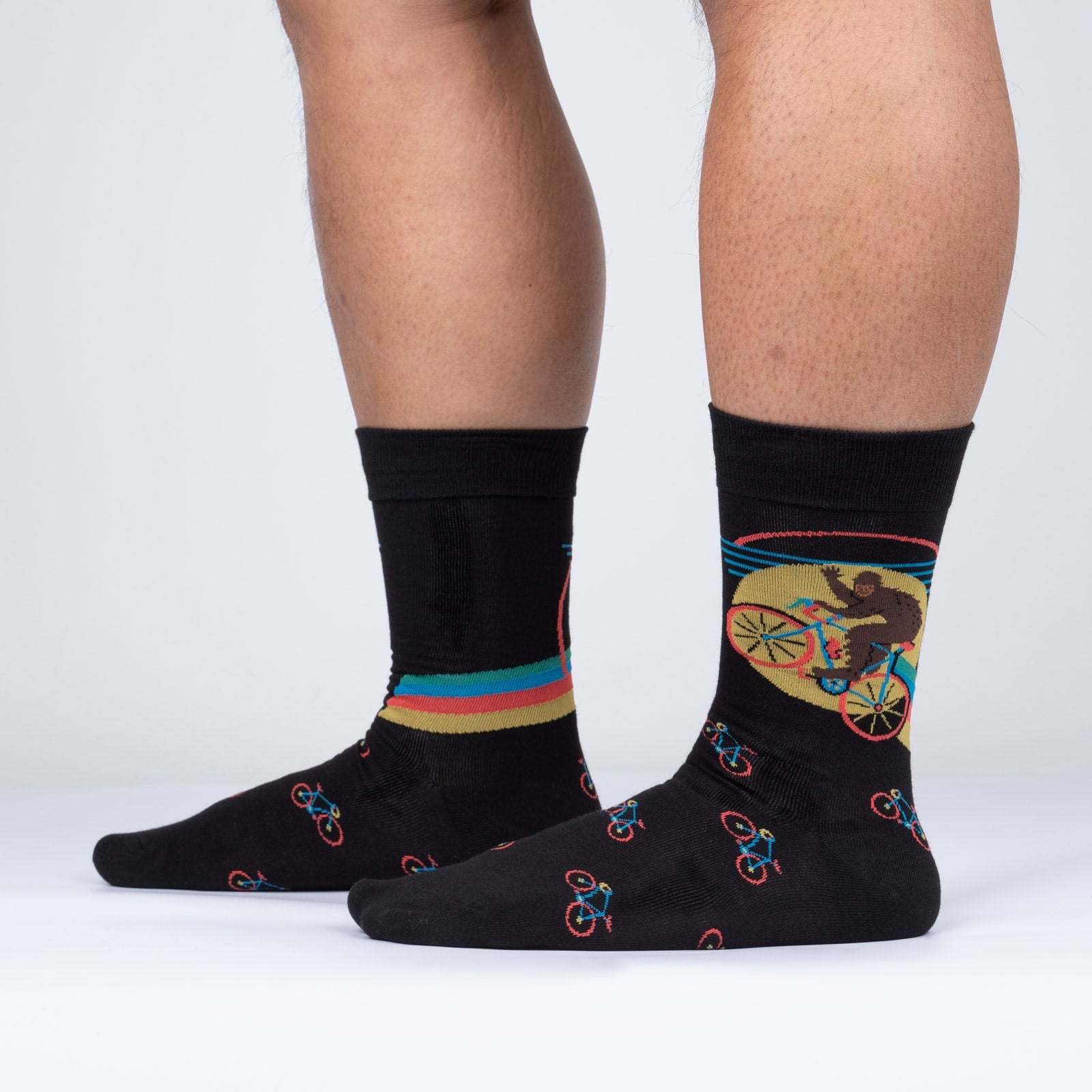 Bike-Squatch Men's Crew Socks