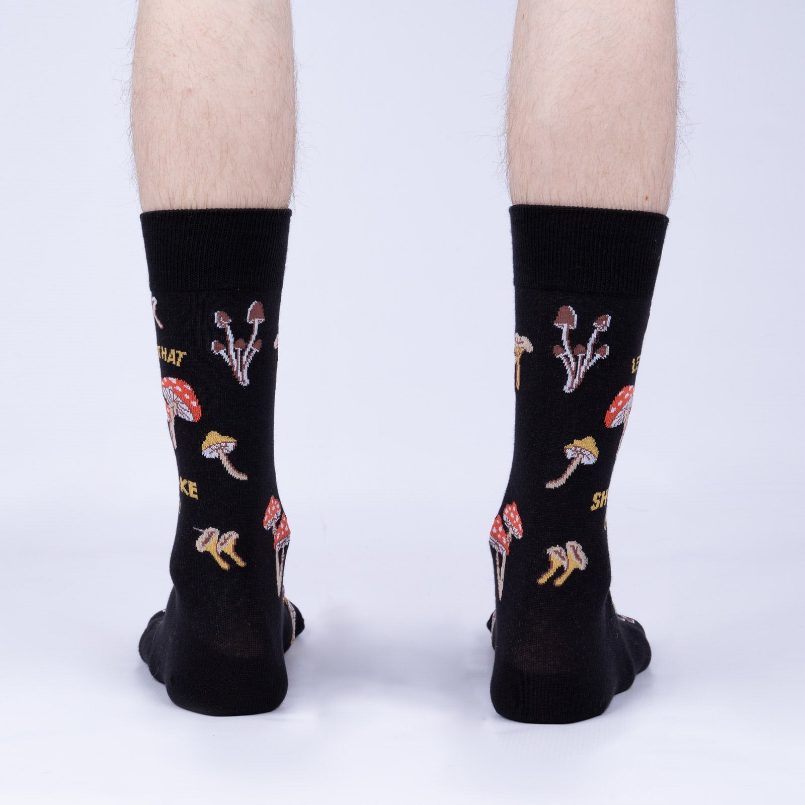 Let that Shiitake Go Crew Socks