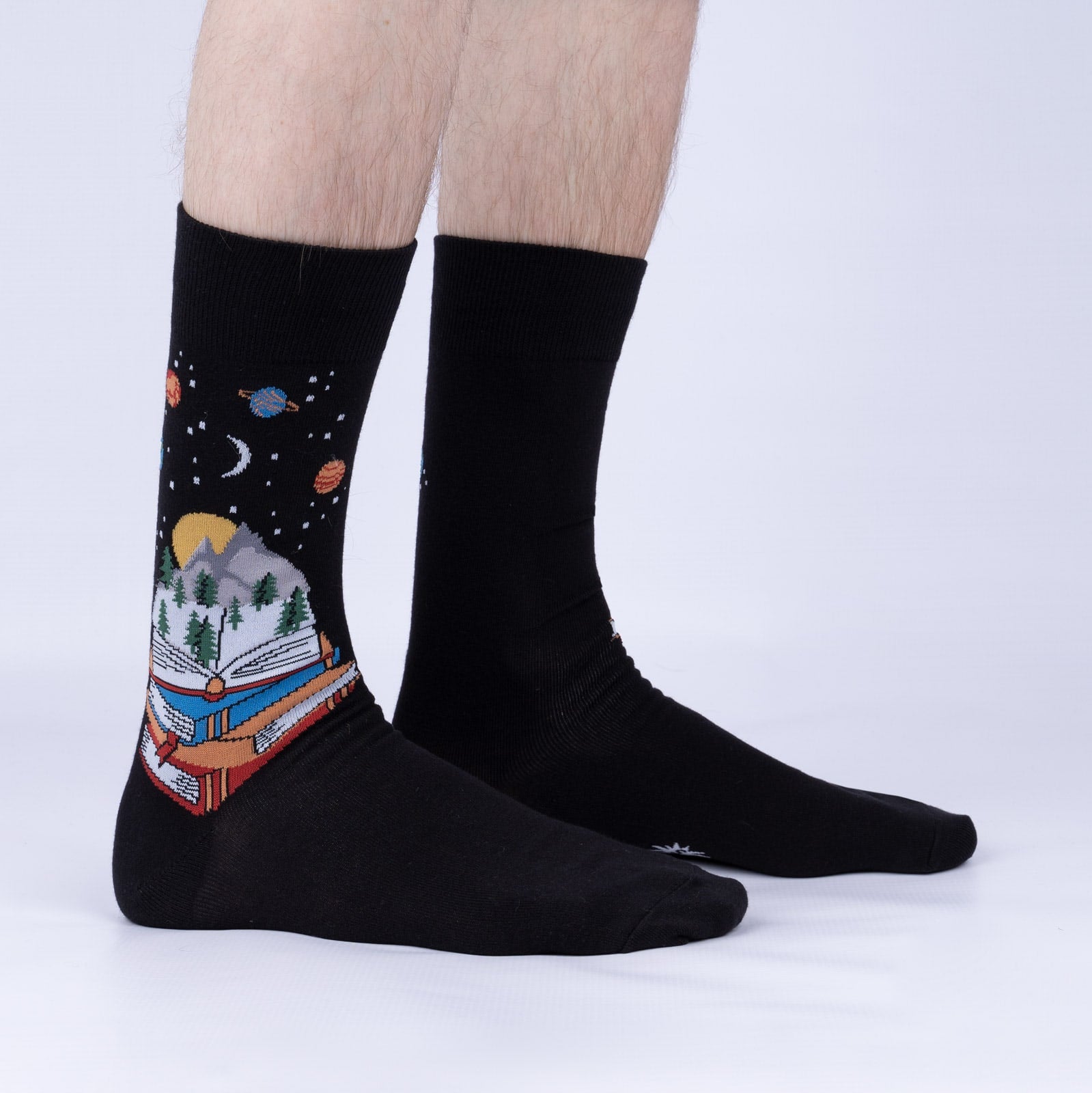 Take a Look, It's in a Book Crew Socks