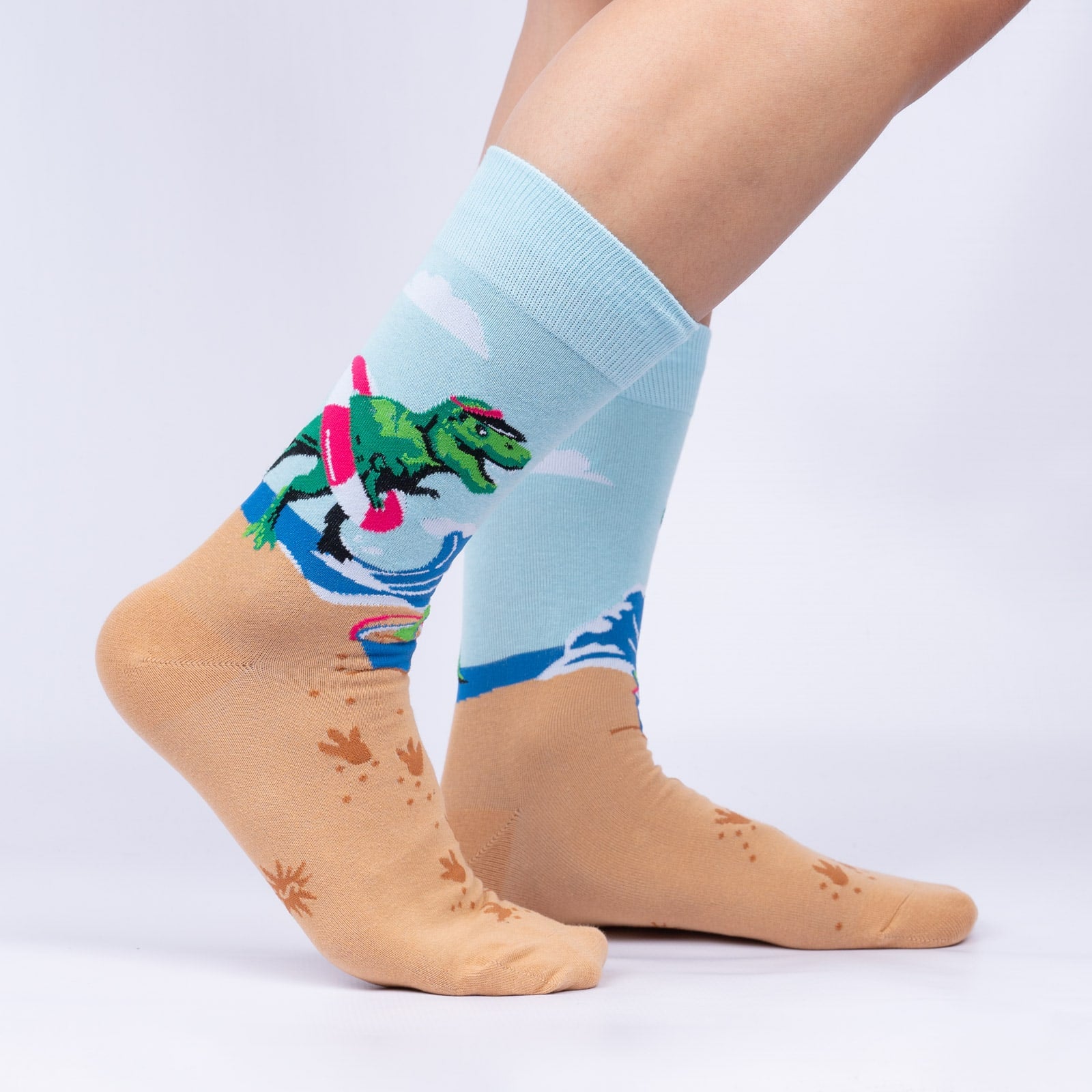 Dinos Gone Wild Crew Socks