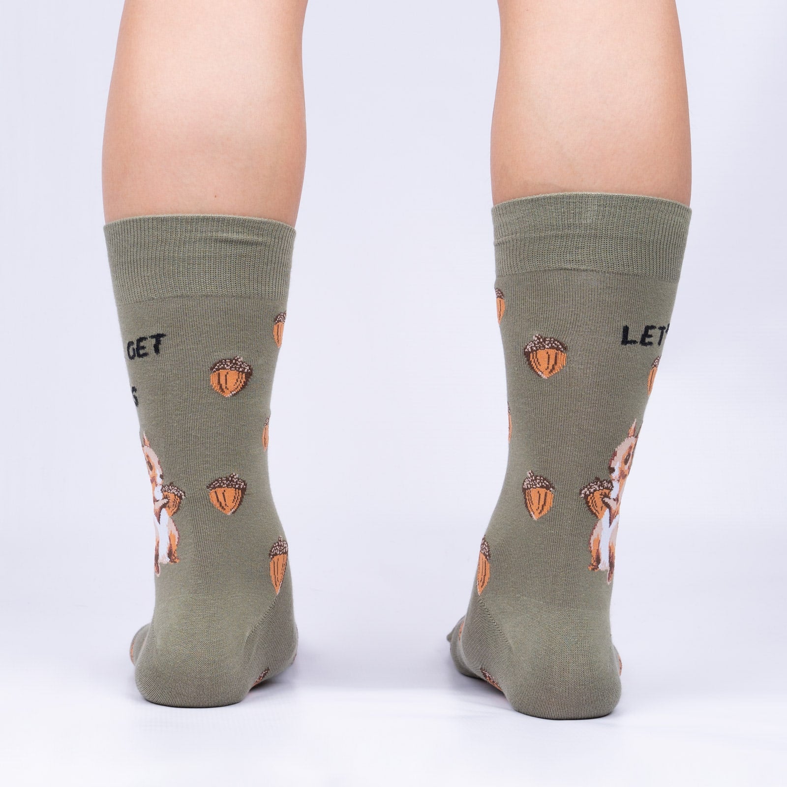 Lets Get Nuts Crew Socks