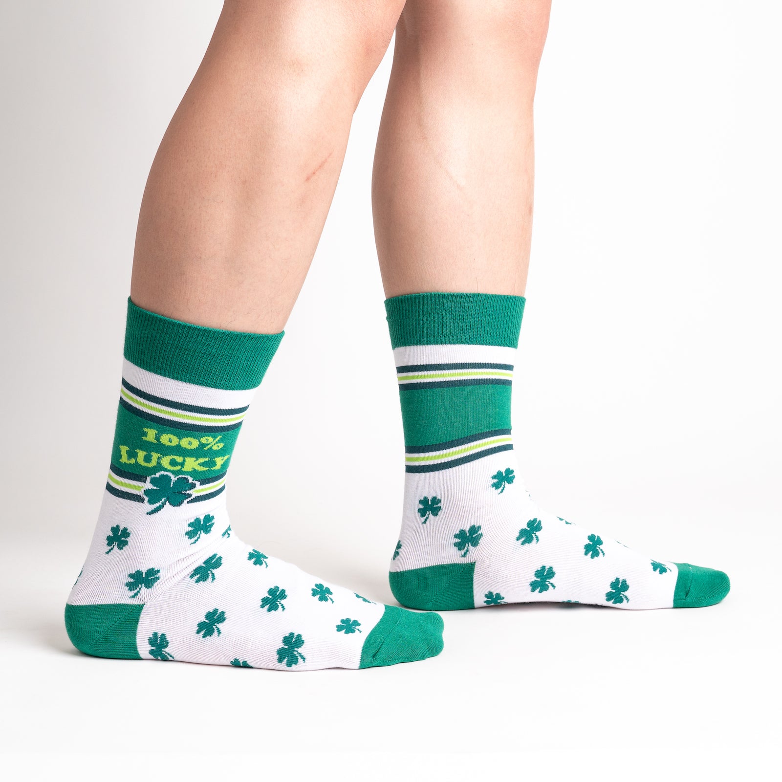 100% Lucky Men's Crew Socks