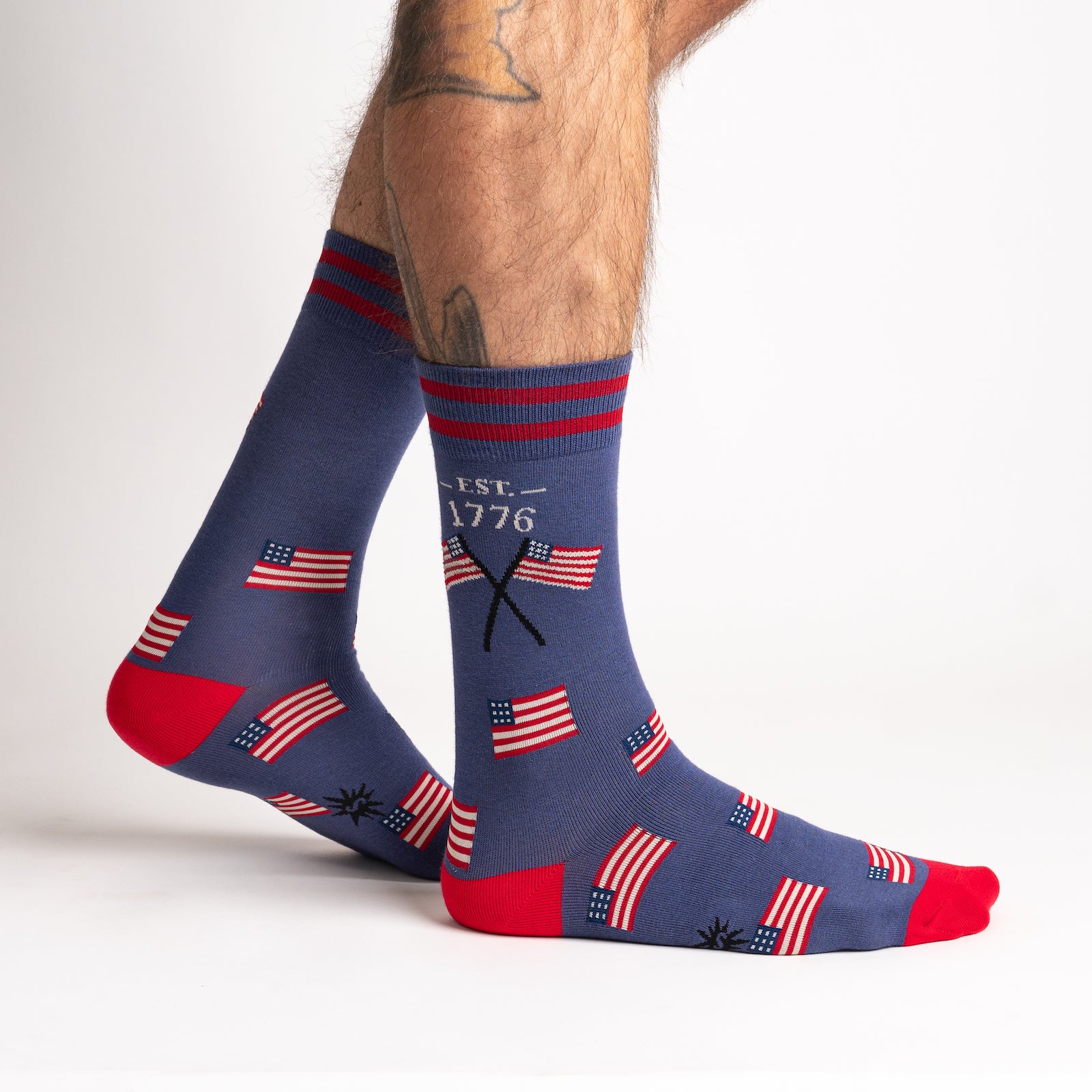 Est 1776 Crew Socks