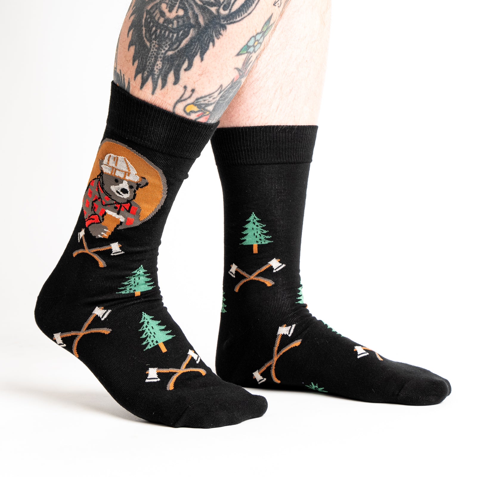 Bear Necessities Crew Socks