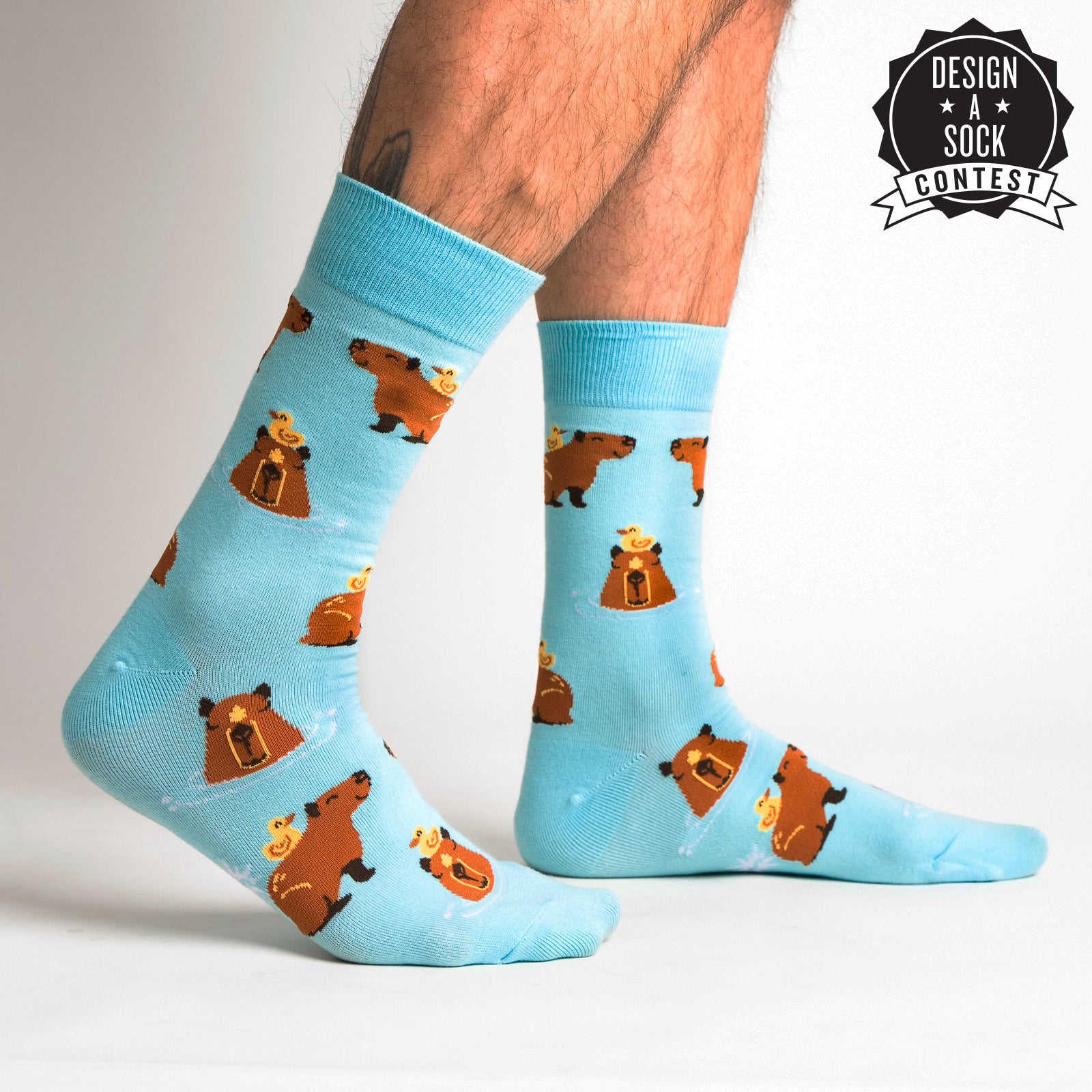 HappyBara Crew Socks