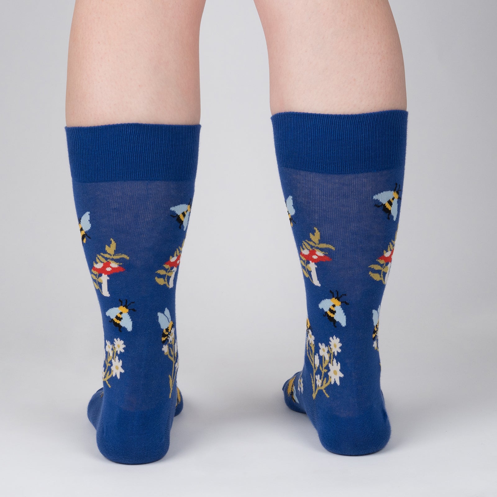 Let It Bee Crew Socks