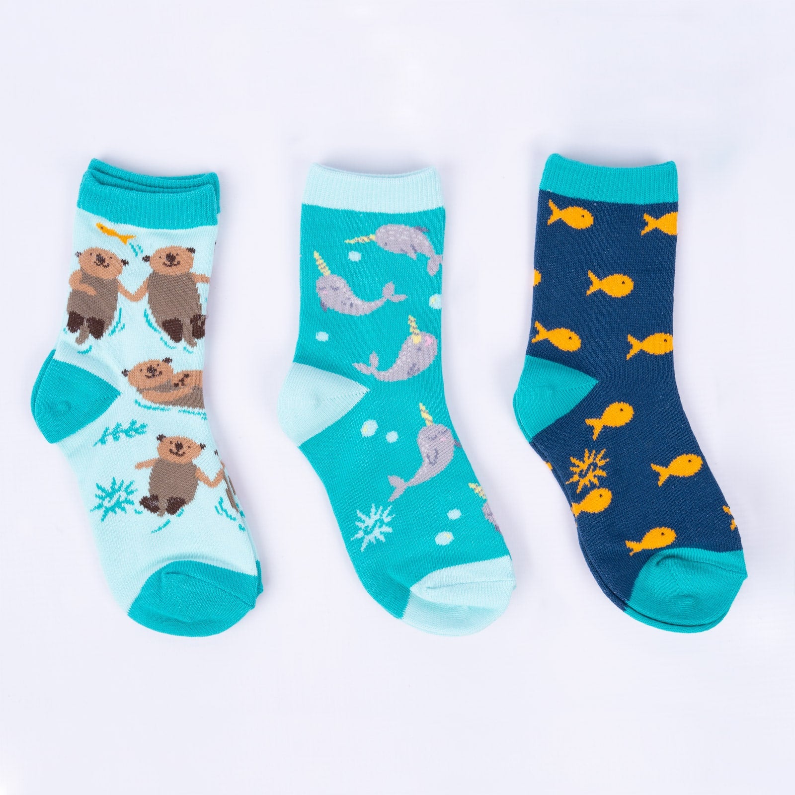 My Otter Half Junior Crew Socks 3-Pack