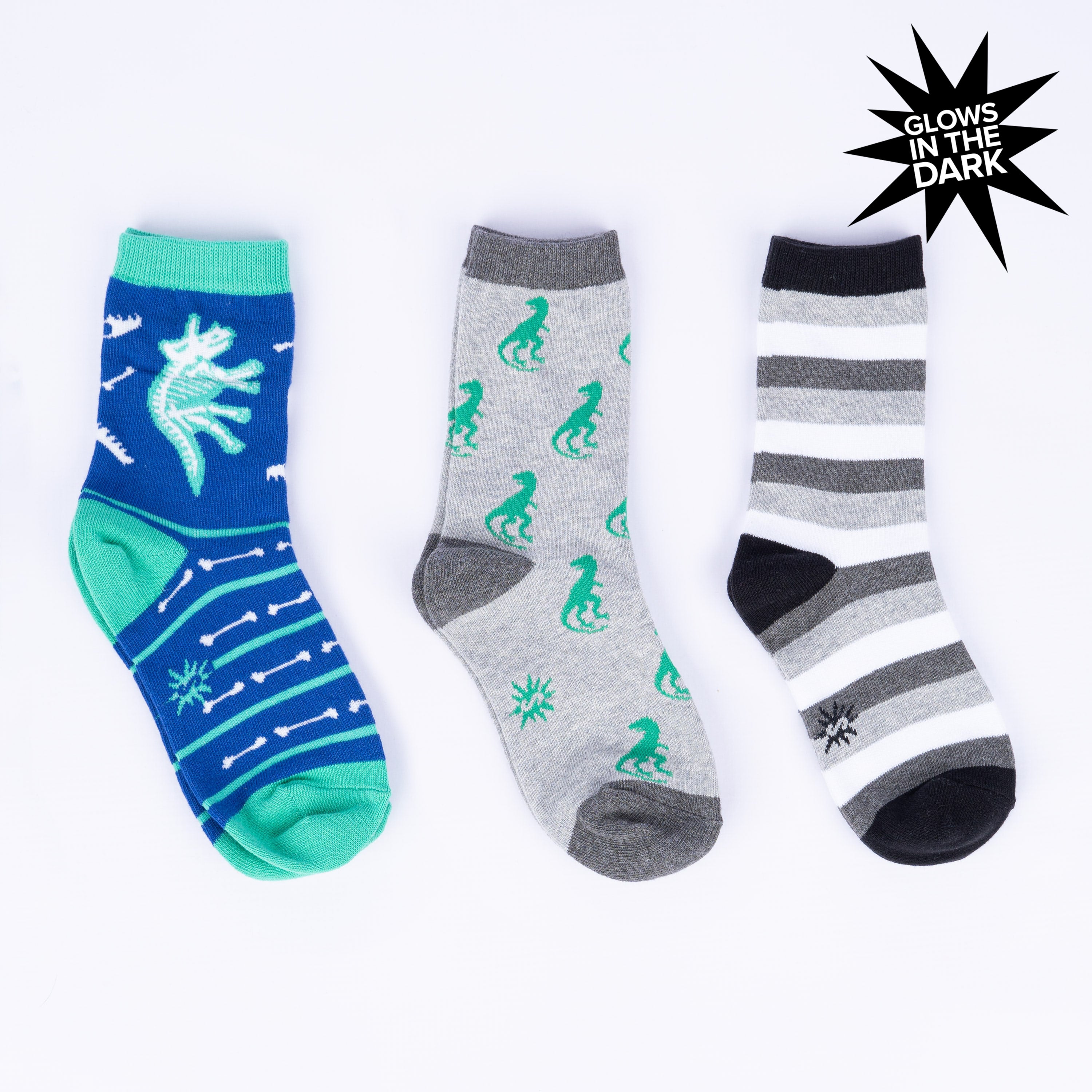 Arch-eology Junior Crew Socks 3-Pack