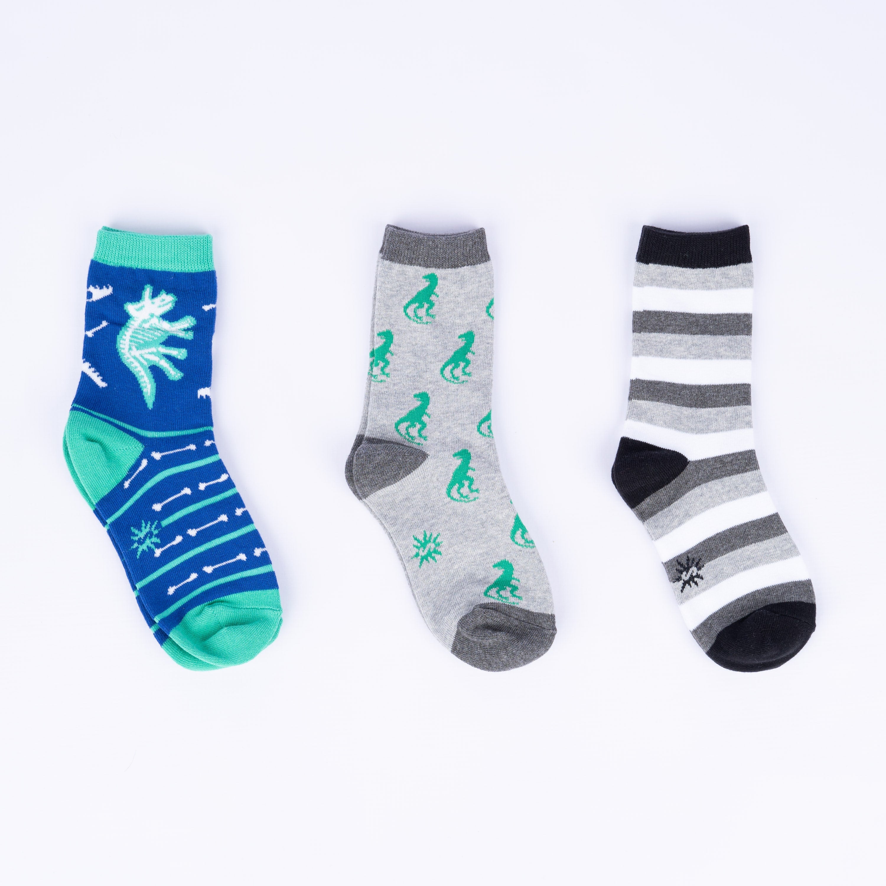 Arch-eology Youth Crew Socks 3-Pack