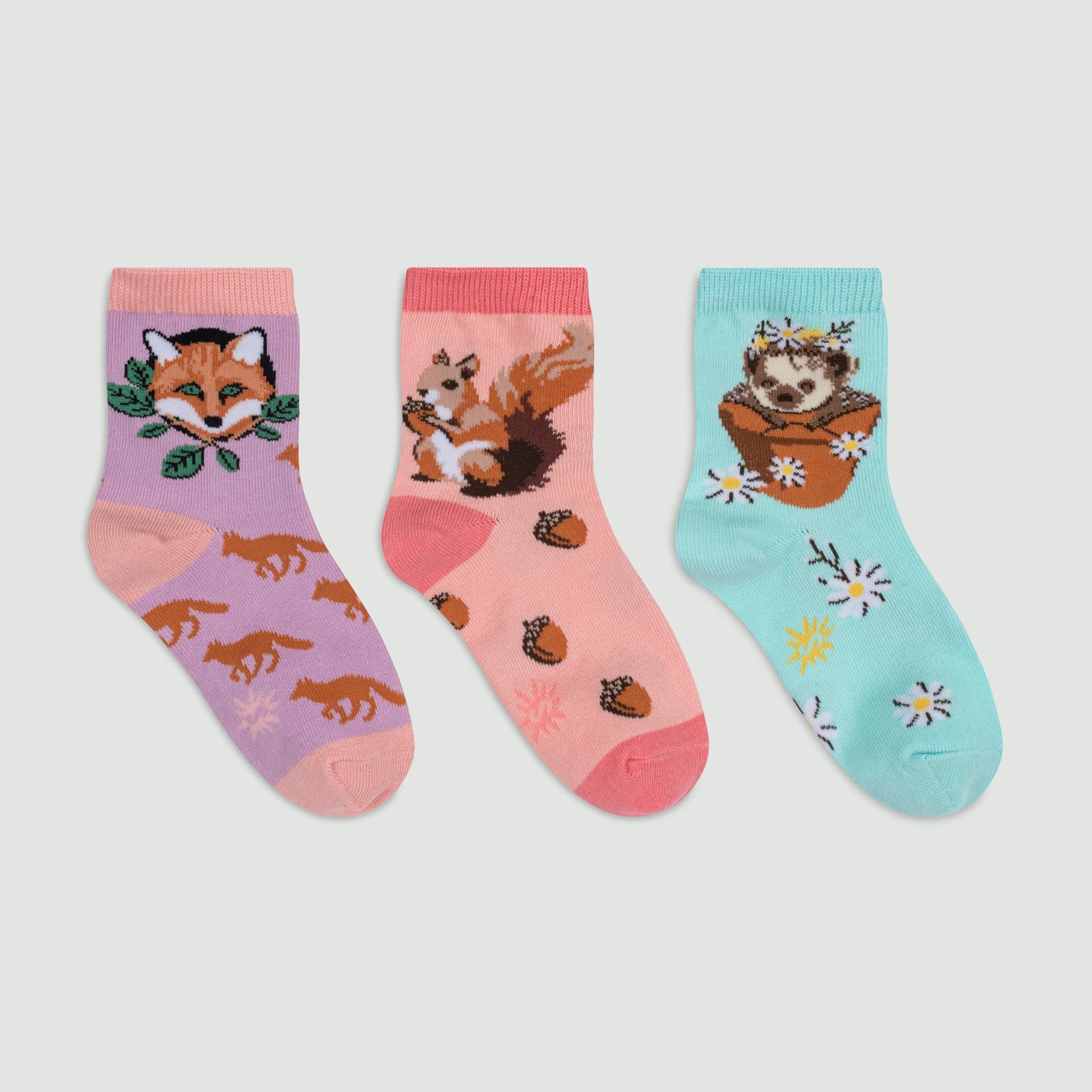 My Dear Hedgehog Junior Crew Socks 3-Pack