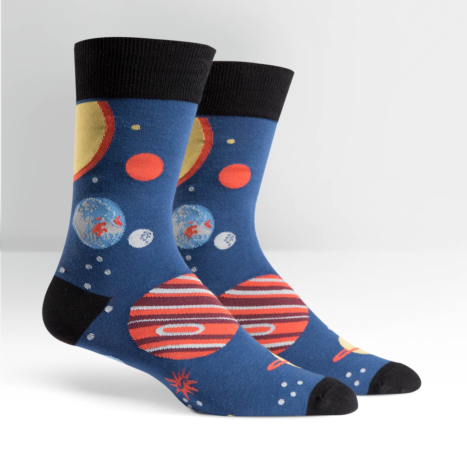 Planets Men's Crew Socks