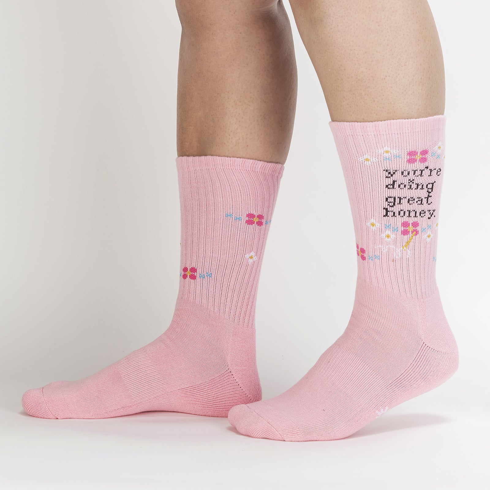 Doing Great Honey Athletic Socks