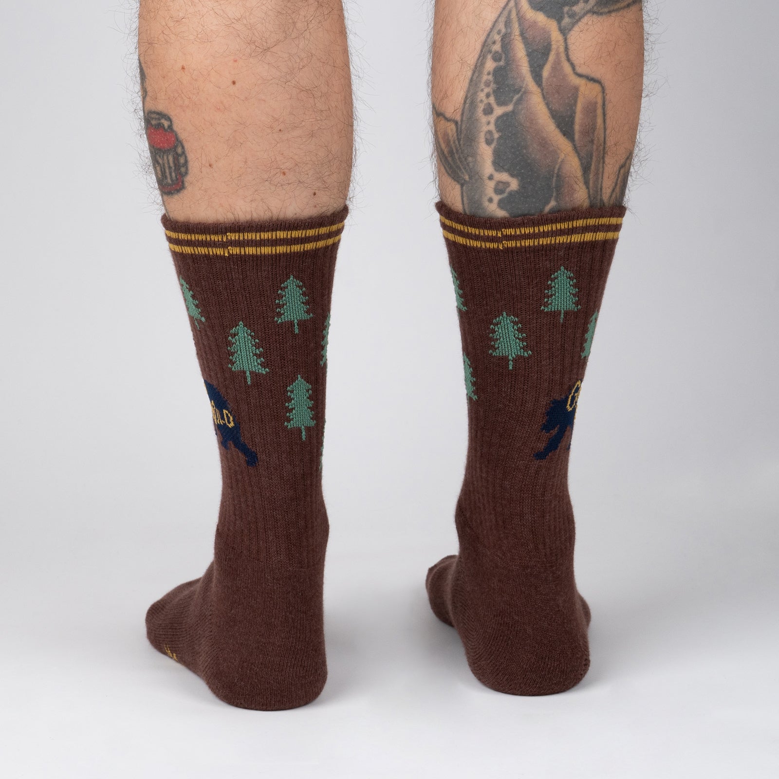 Go Wild Ribbed Crew Socks