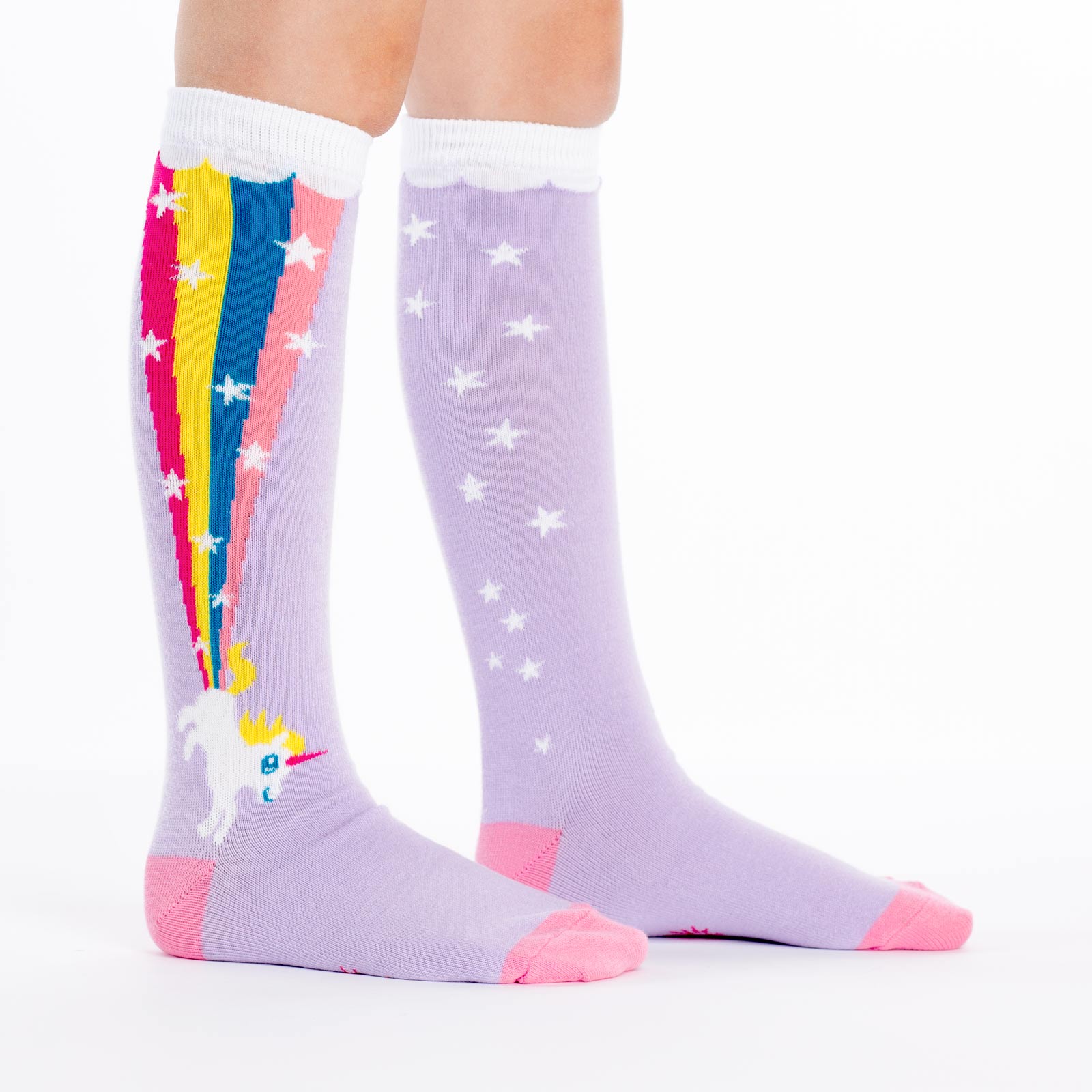 Rainbow Blast Youth Knee Socks