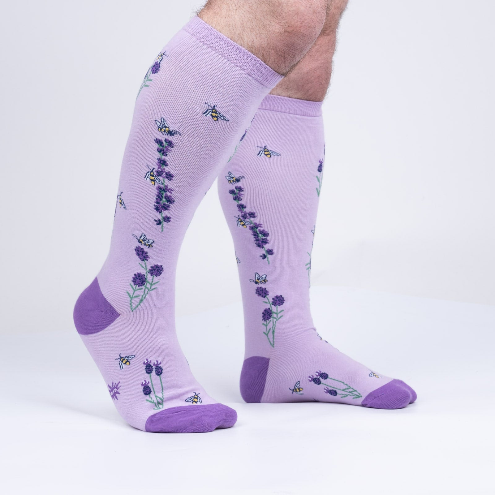 STRETCH-IT™ Bees and Lavender Socks