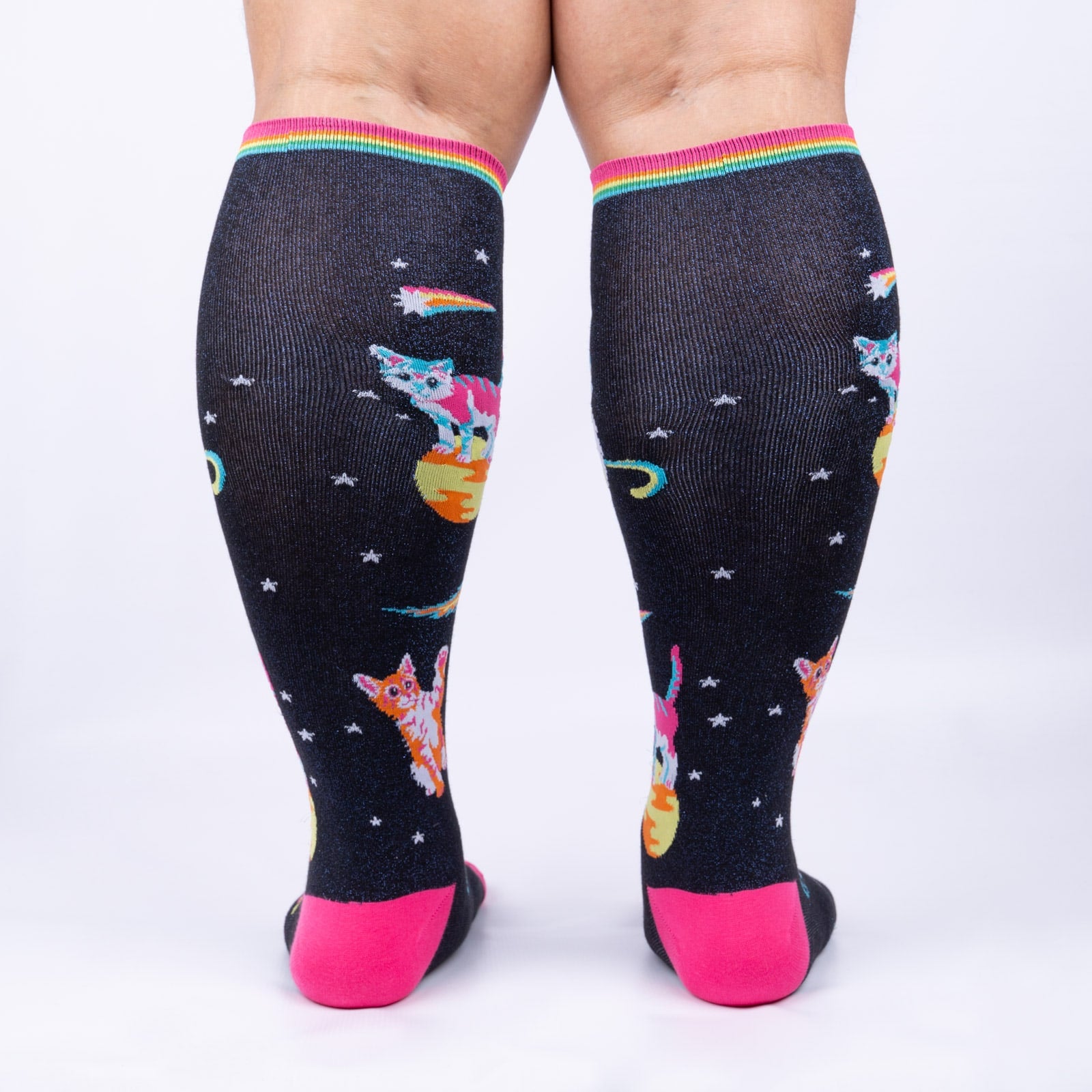 Space Cats Stretch-It Knee High Socks