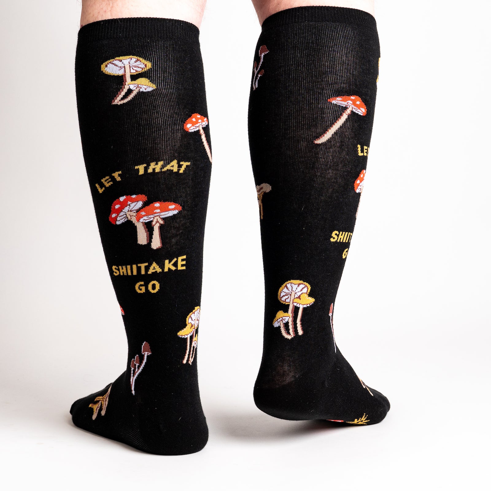 Let That Shiitake Go Stretch-It Knee High Socks