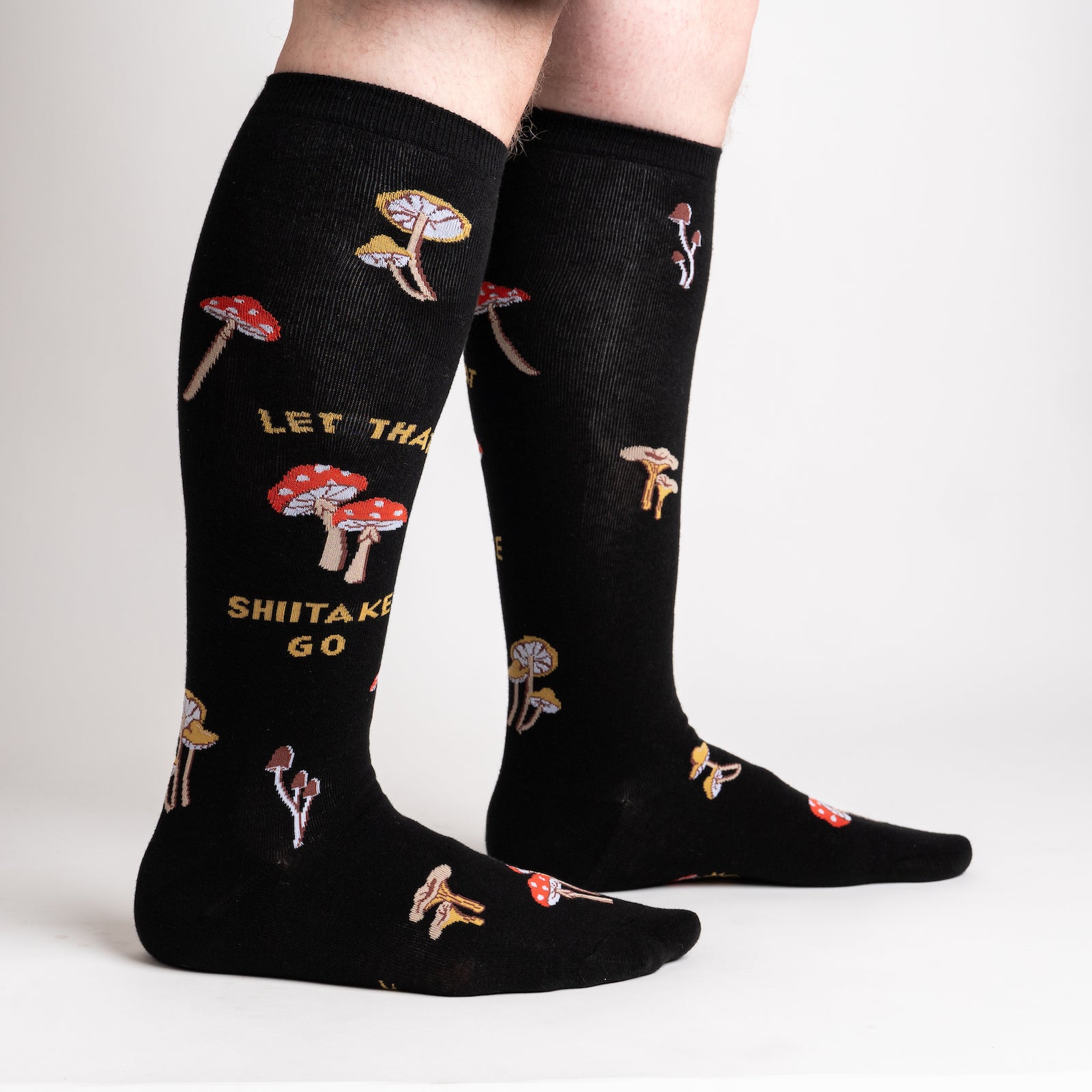 Let That Shiitake Go Stretch-It Knee High Socks