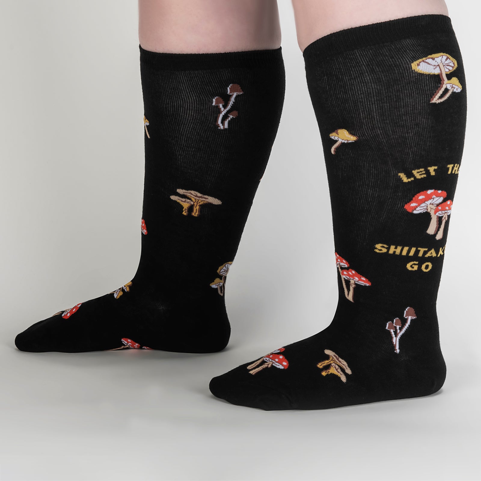 Let That Shiitake Go Stretch-It Knee High Socks