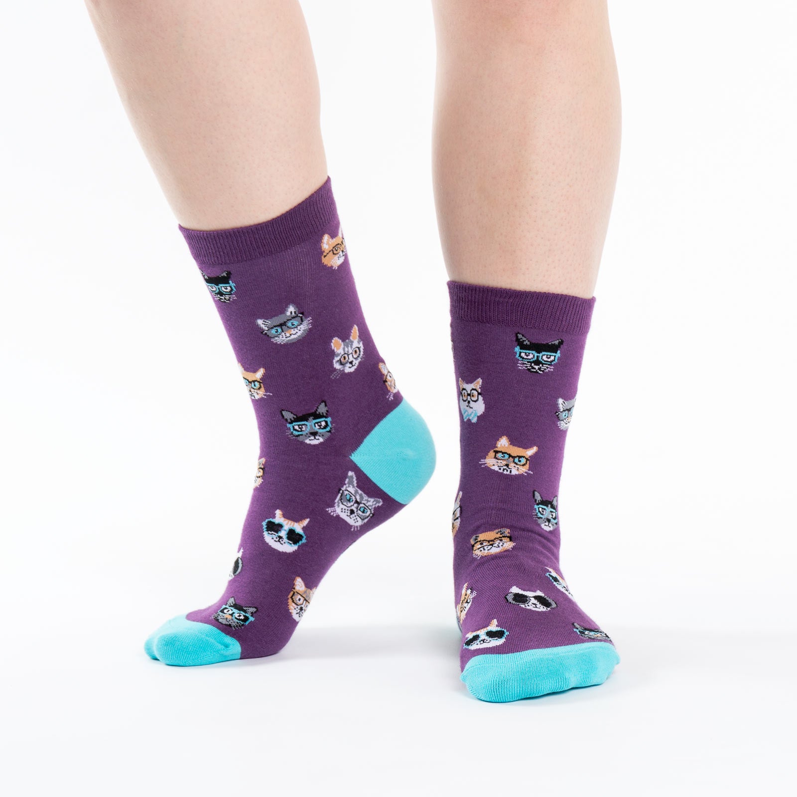 Smarty Cats Crew Socks