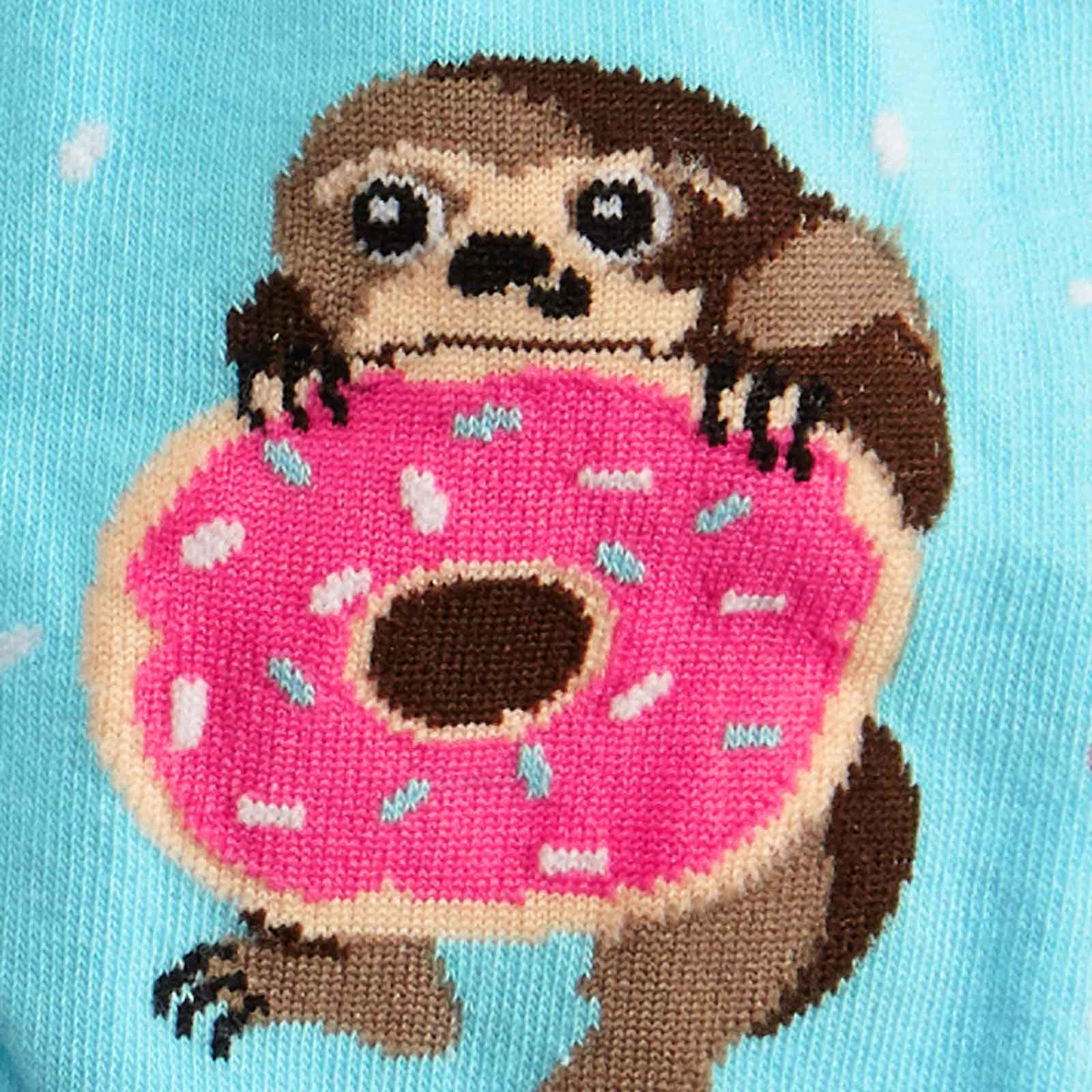 Snackin' Sloth Crew Socks