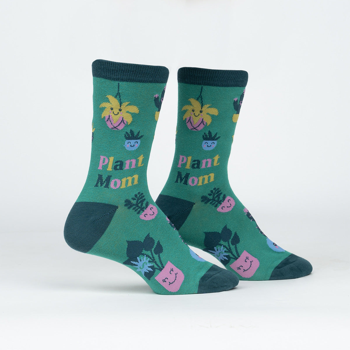 Plant Mom Crew Socks